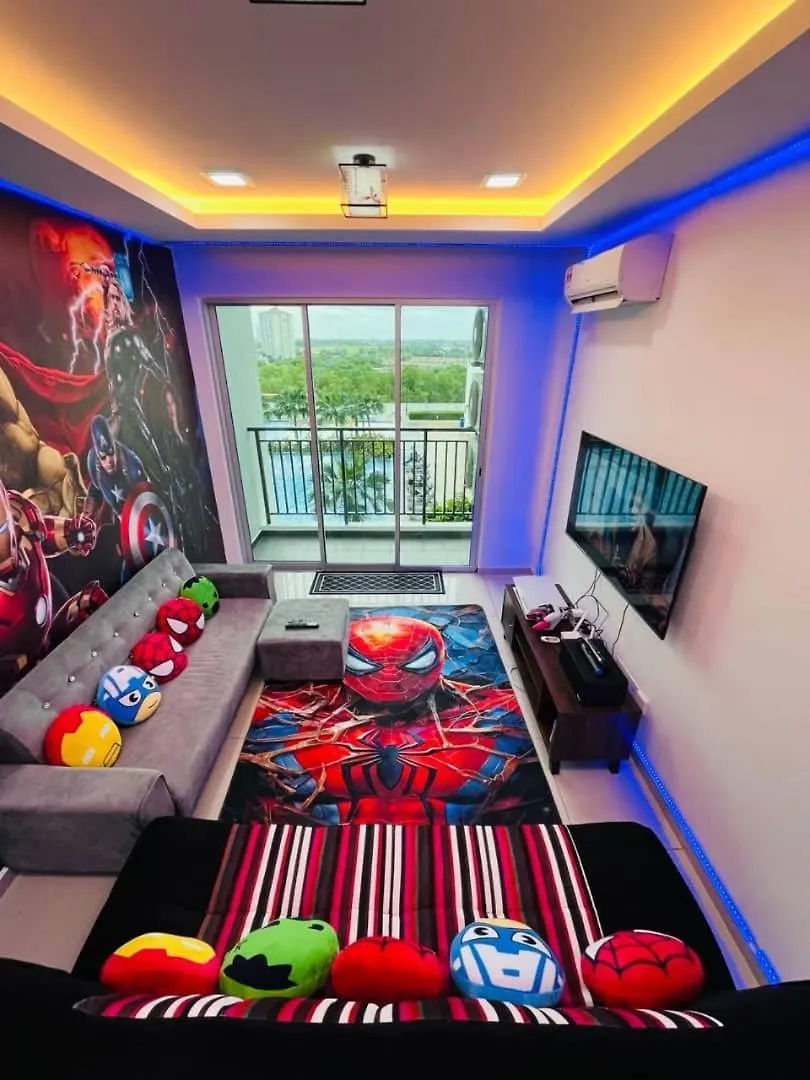 Marvel Themed Family Escape - Infinity Pool, Ps5, Indoor-Cinema With Balcony - M4 Διαμέρισμα Μπουκίτ Μερταχάμ